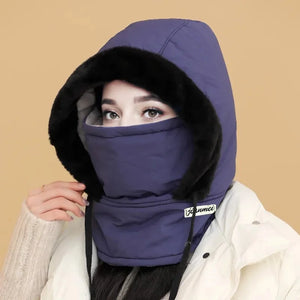 Multi-purpose winter hat with lining and mask