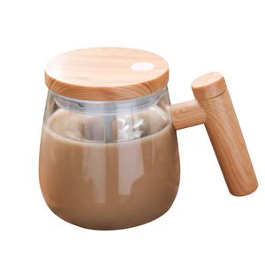 Auto Stirring Glass Cup