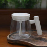 Auto Stirring Glass Cup