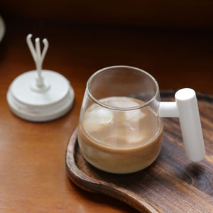 Auto Stirring Glass Cup