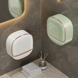 Wall-Mounted Soap Dish Holder with Drain Cover